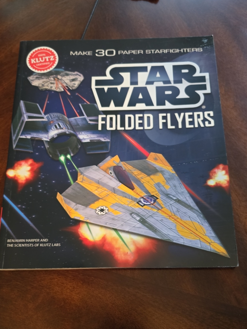 Discounted - Condition- Star Wars Folded Flyers Paper Craft Kit - Paperback Book